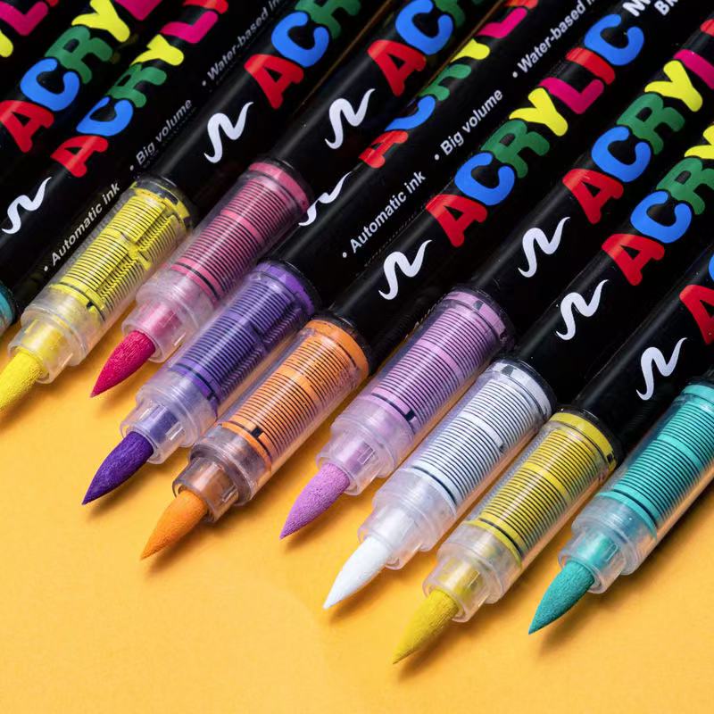 A005 Straight liquid acrylic marker(pair match)
