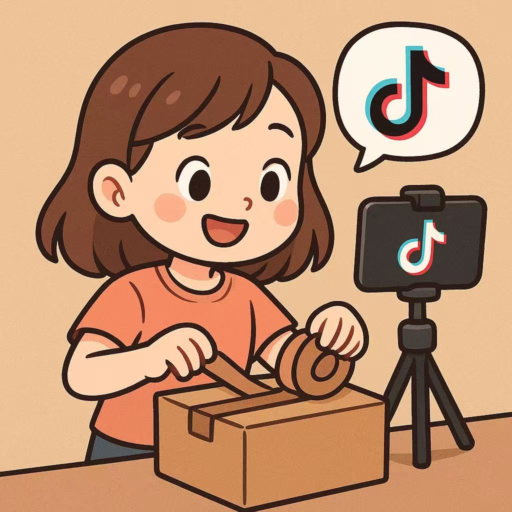 Recording packing vedio